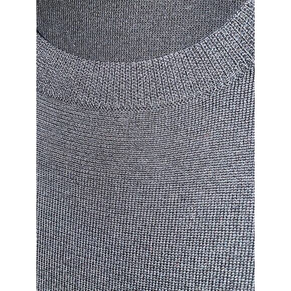 Soft Surroundings Theodora Fringe Black Sweater Dress Medium - Picture 6 of 8